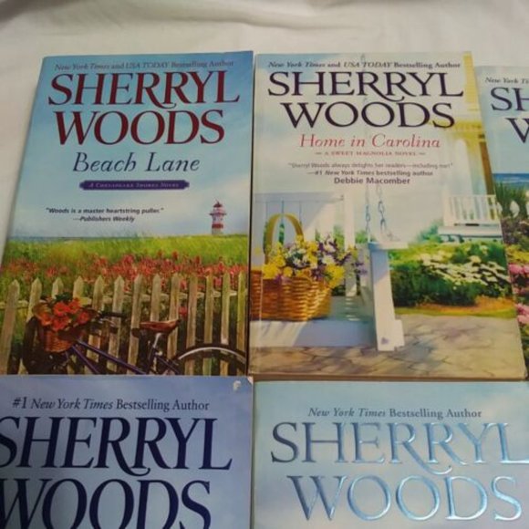 Sherryl Woods Lot of 6 Paperback Books - Harbor Light- Seaview Inn- Beach Home - Picture 2 of 12